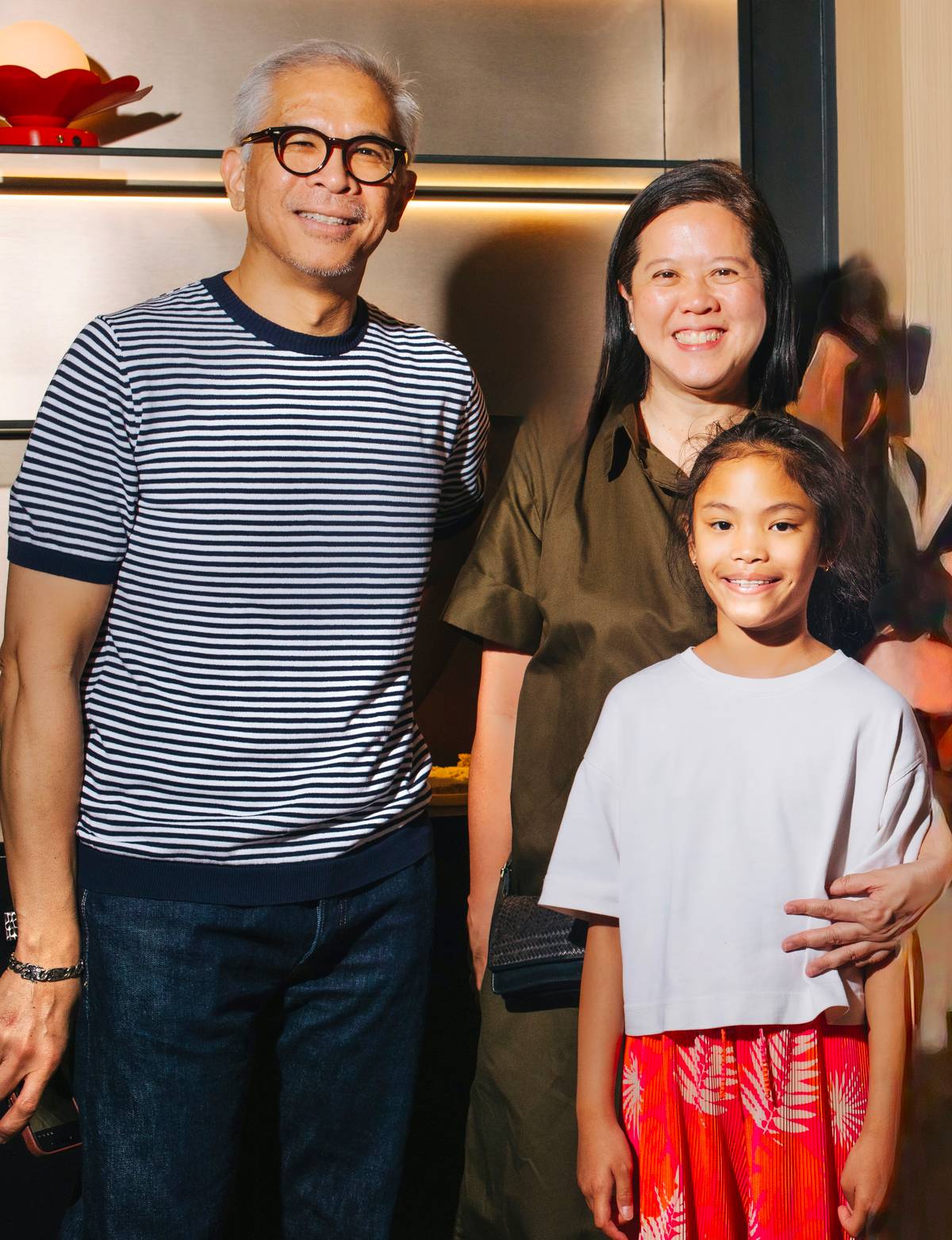 MICKEY Colayco, Yvette and Safiya Fernandez