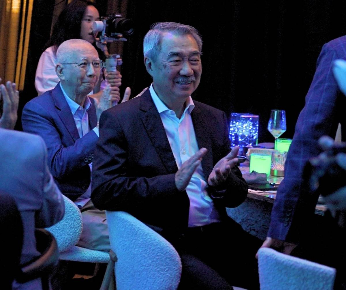 HANS Sy was among Bistro Aurora’s special guests on its first anniversary celebration.