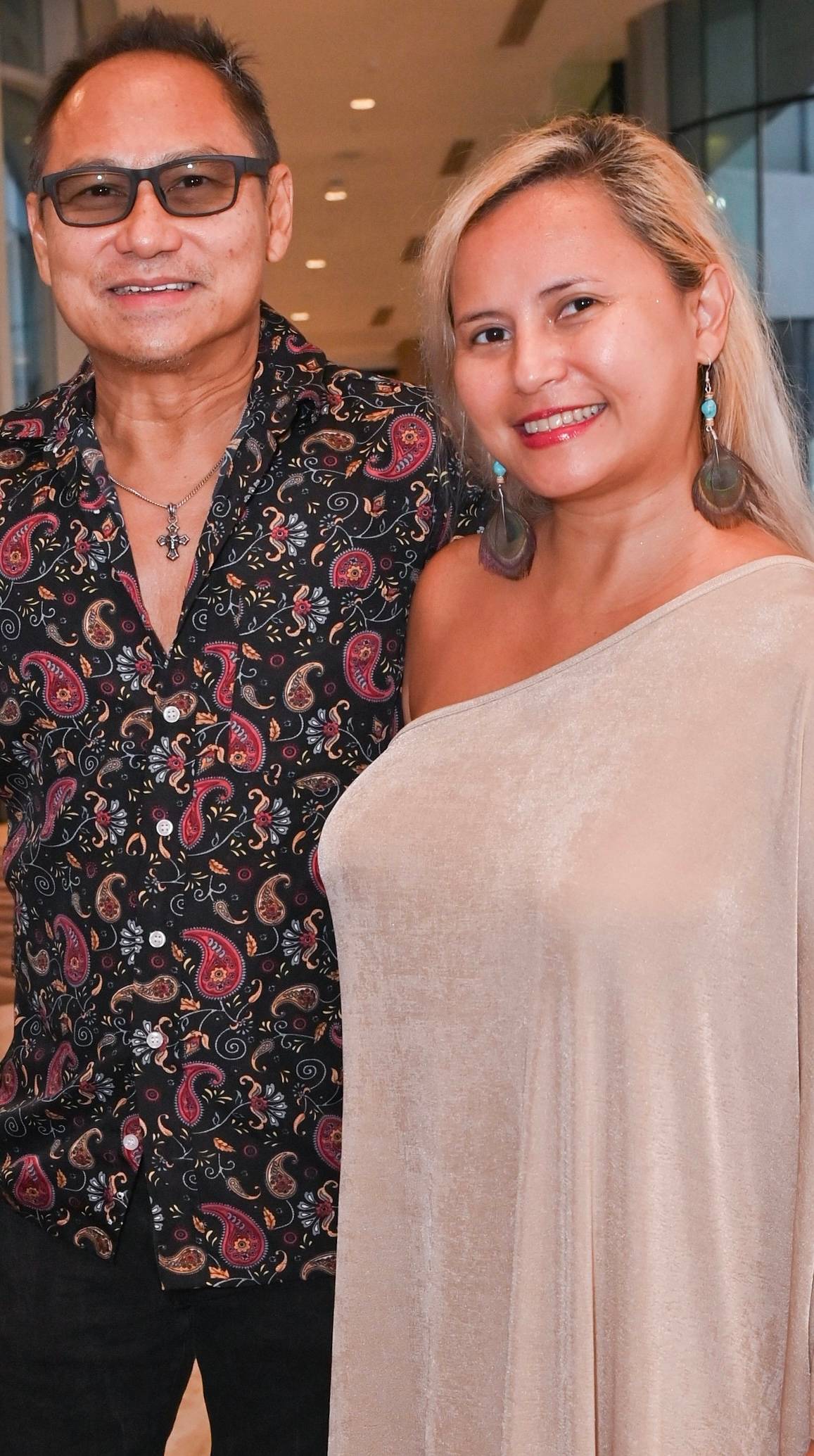 STEPHEN Lu and Katya Angara.