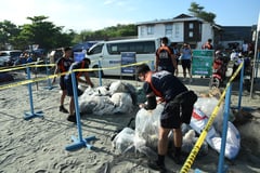 SM Center Dagupan leads coastal cleanup, collects 524 kilos of waste in Binmaley