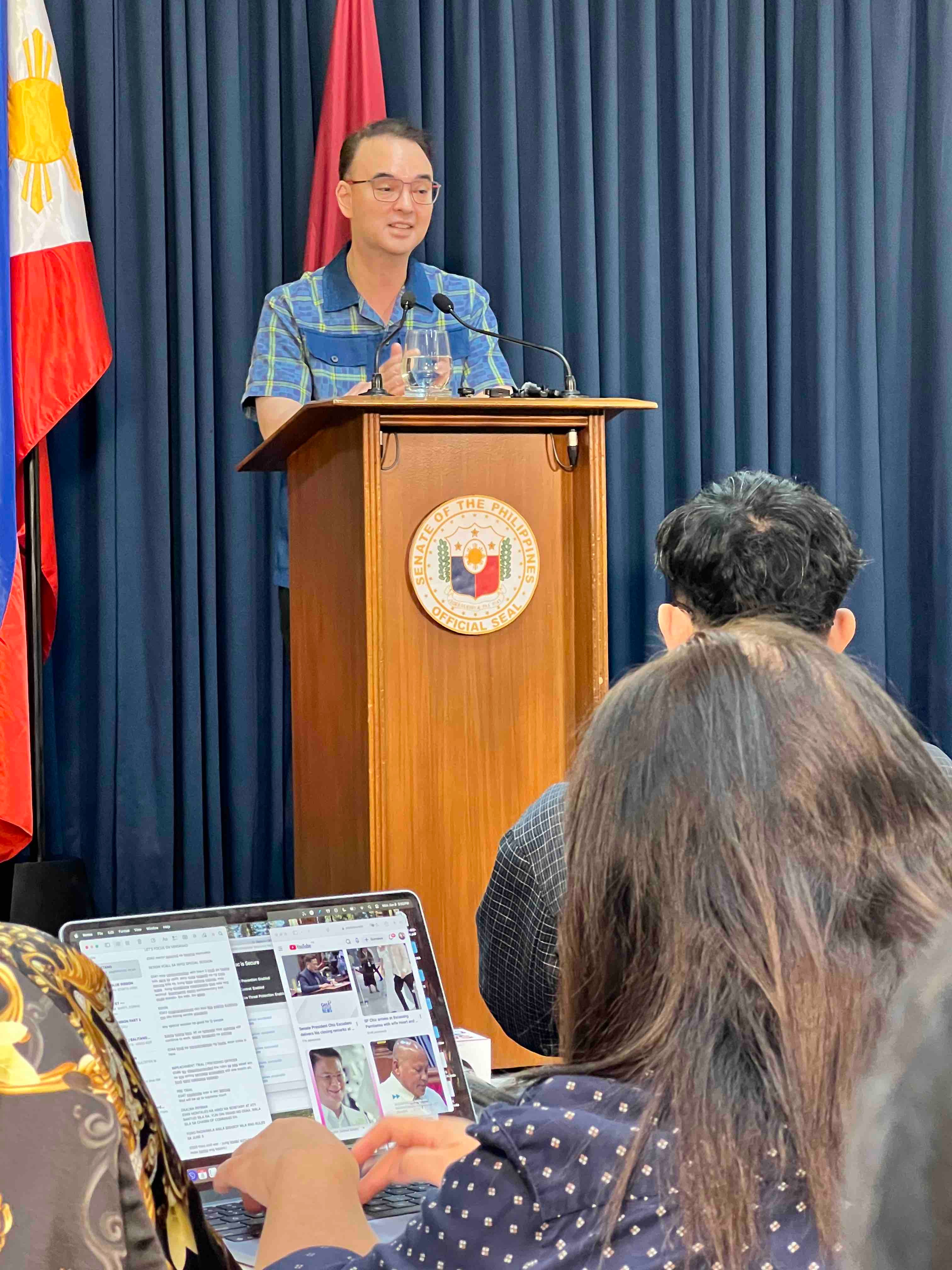 Cayetano willing to yield if Gatchalian secures 13 votes