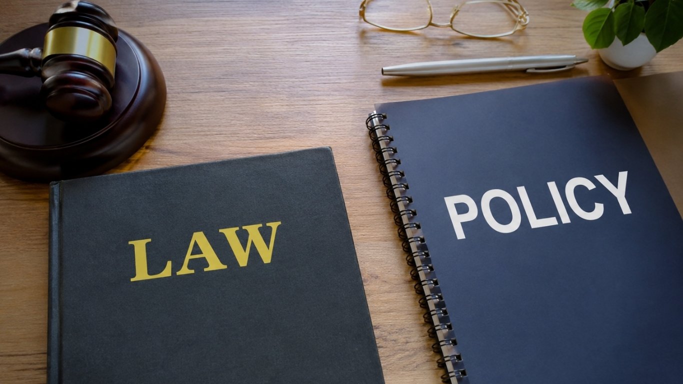 Policy vs law, or political void?