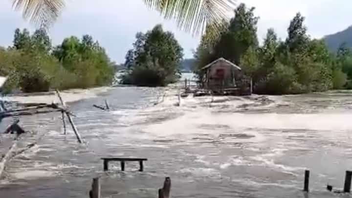 Strong water current damages boats, infrastructure in Kalamansig