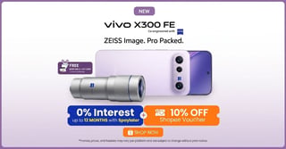 vivo X300 FE gets P3,000 discount until 14 June
