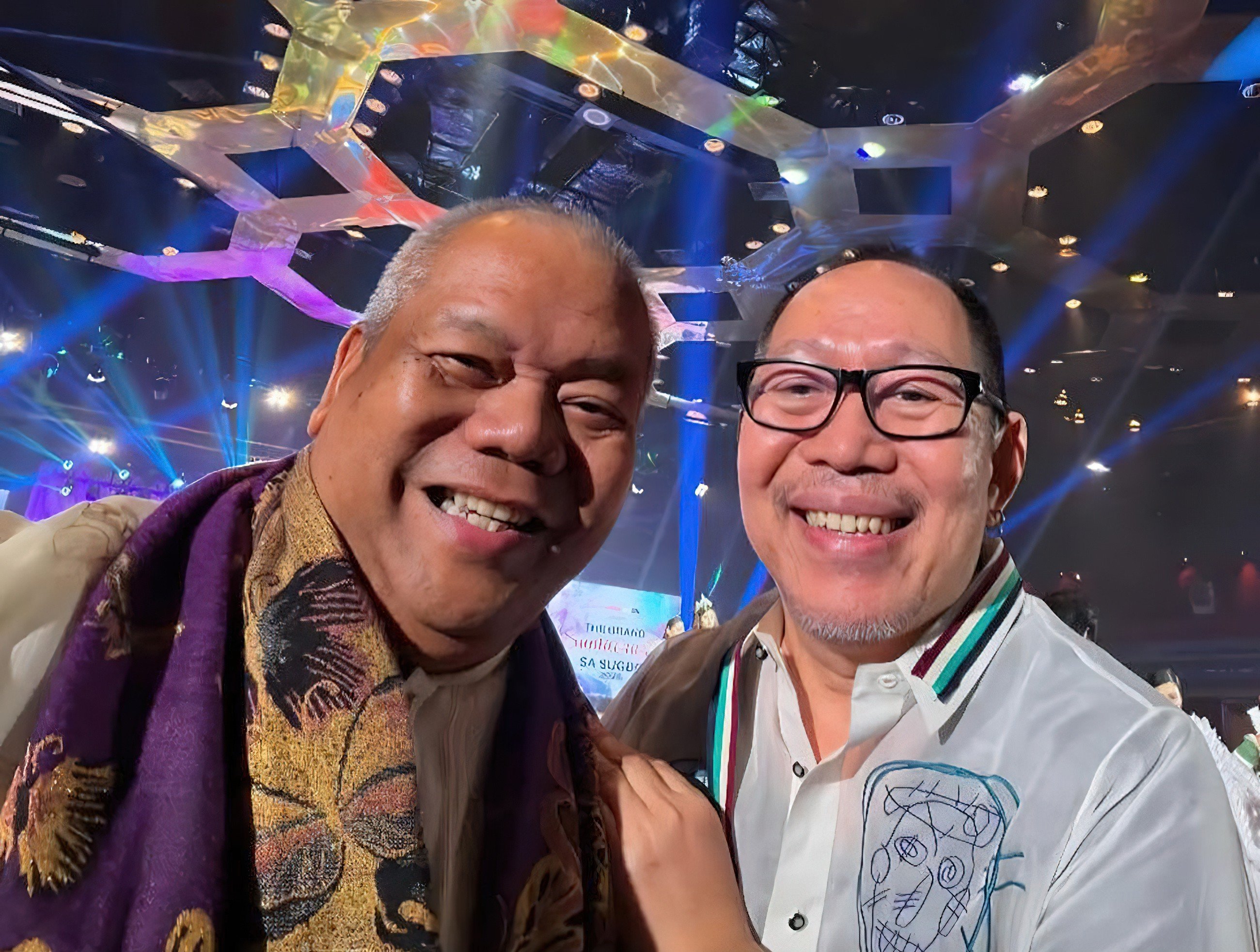 MULTI-talented director Patricio Primor with Protacio, president of Clothes for Life.