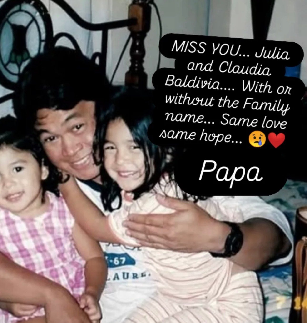 Dennis Padilla breaks silence on Claudia Barretto's reported surname petition
