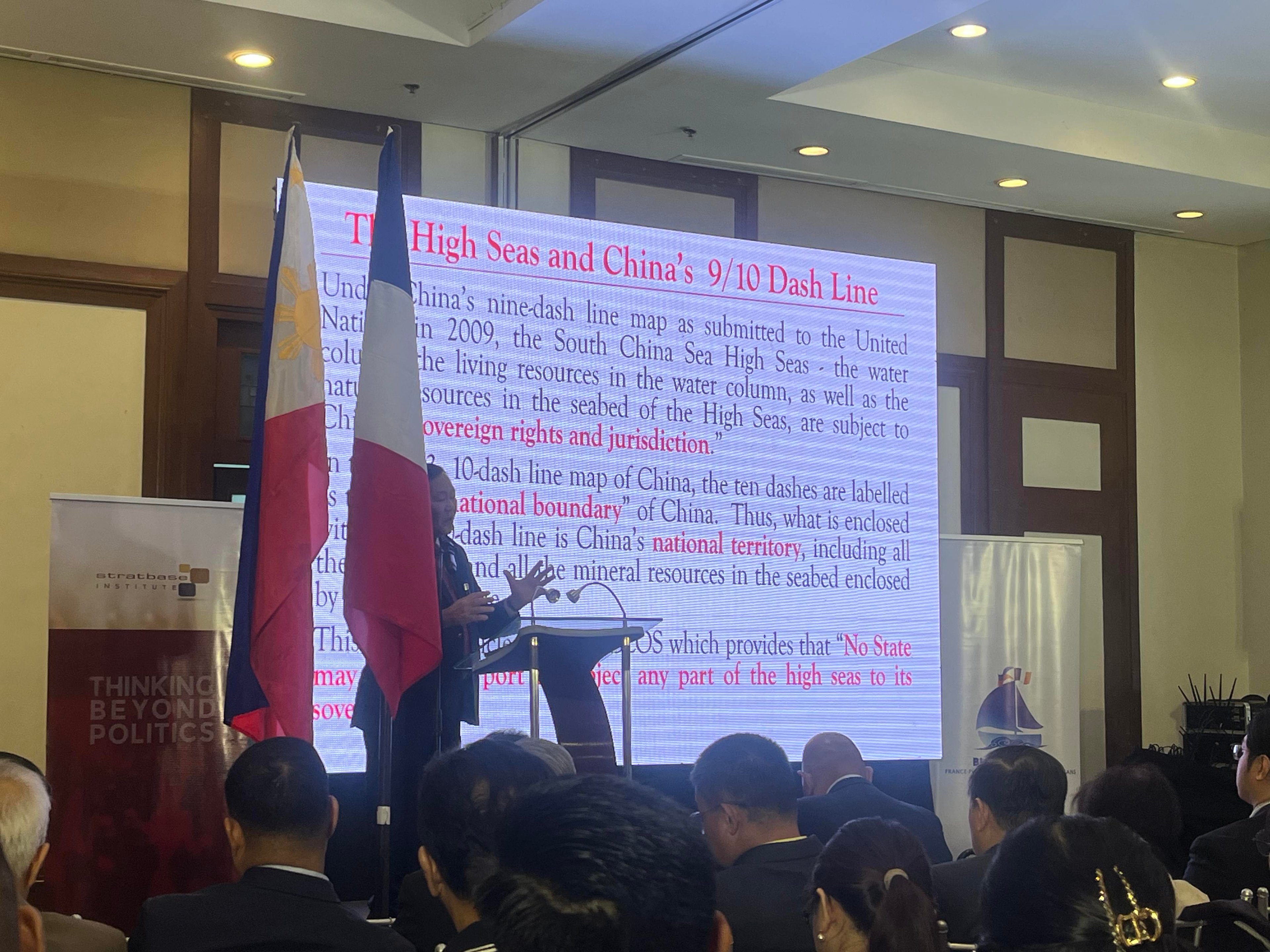 Carpio urges protest of China’s high seas claim