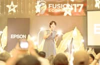 EPSON Philippines president and director Masako Kusama leads Fusion 17 in Discovery Samal, highlighting the company’s sustainability initiatives, energy-efficient technologies and environmental partnerships under its Engineered Future 2035 vision.