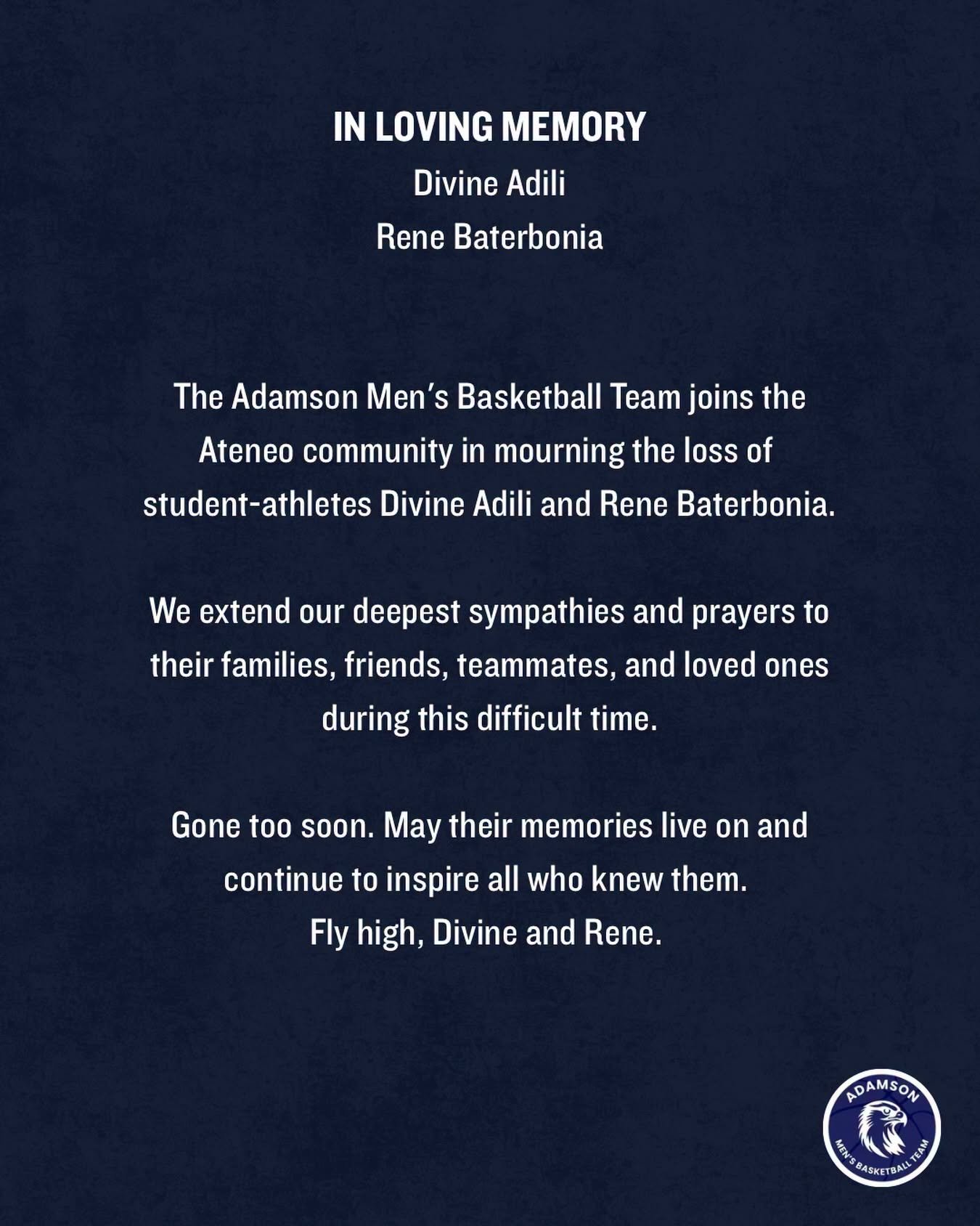 Photo courtesy of Adamson Men's Basketball Team/Facebook