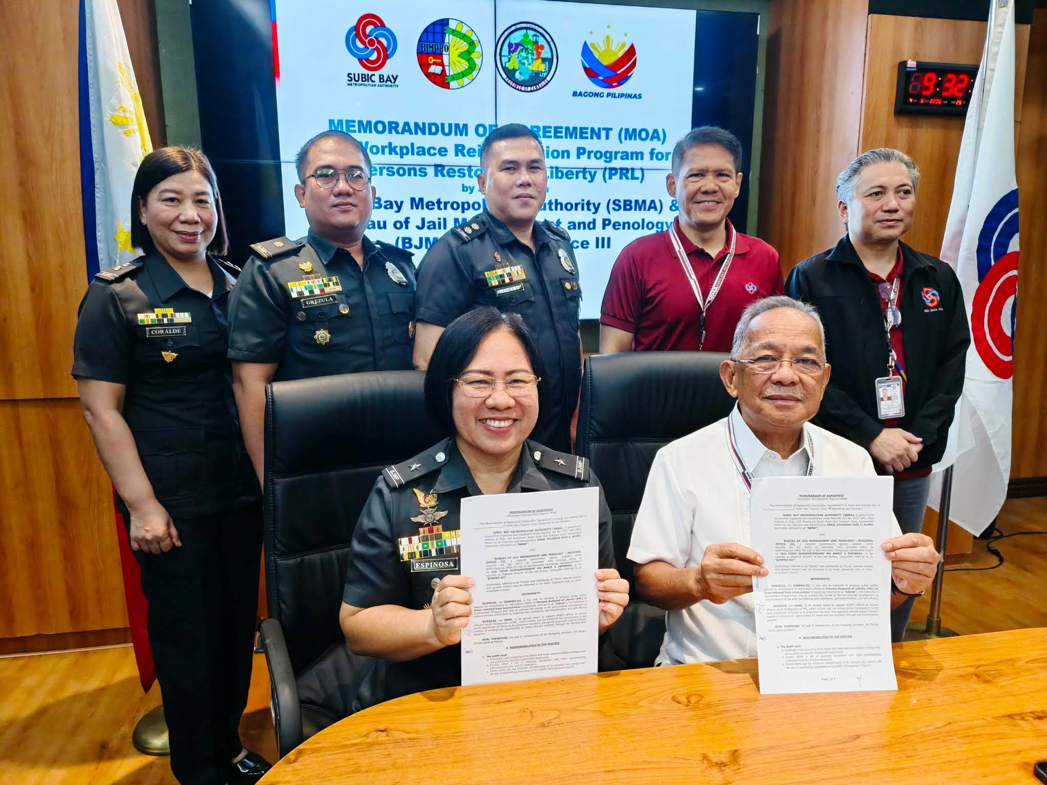 SBMA, BJMP Region 3 to reintegrate PRLs back to work