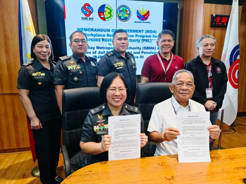 SBMA, BJMP Region 3 to reintegrate PRLs back to work