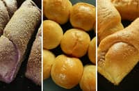 UBE Spanish Bread, Bonete and Classic Spanish Bread.