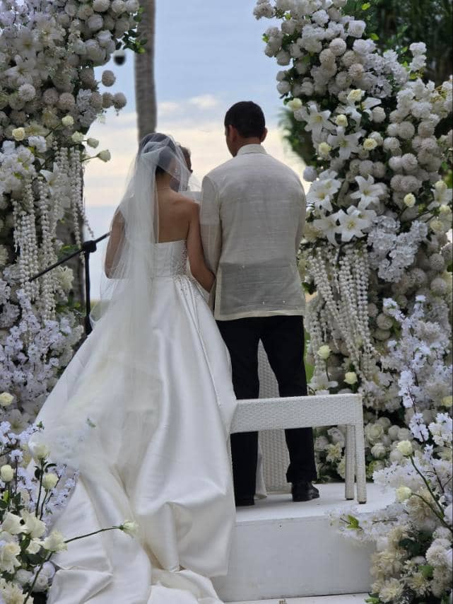 THE bride and the groom.