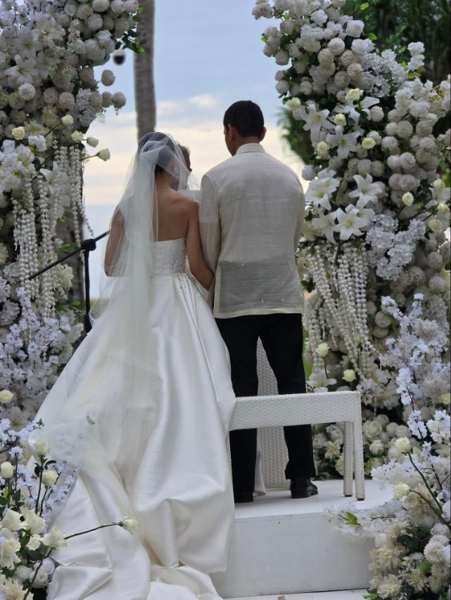 THE bride and the groom.