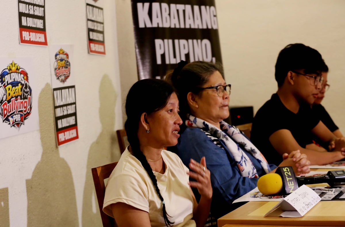 Parents of bullied students