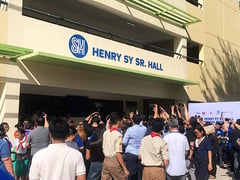 SM Prime opens Henry Sy Sr. Hall at QC high school