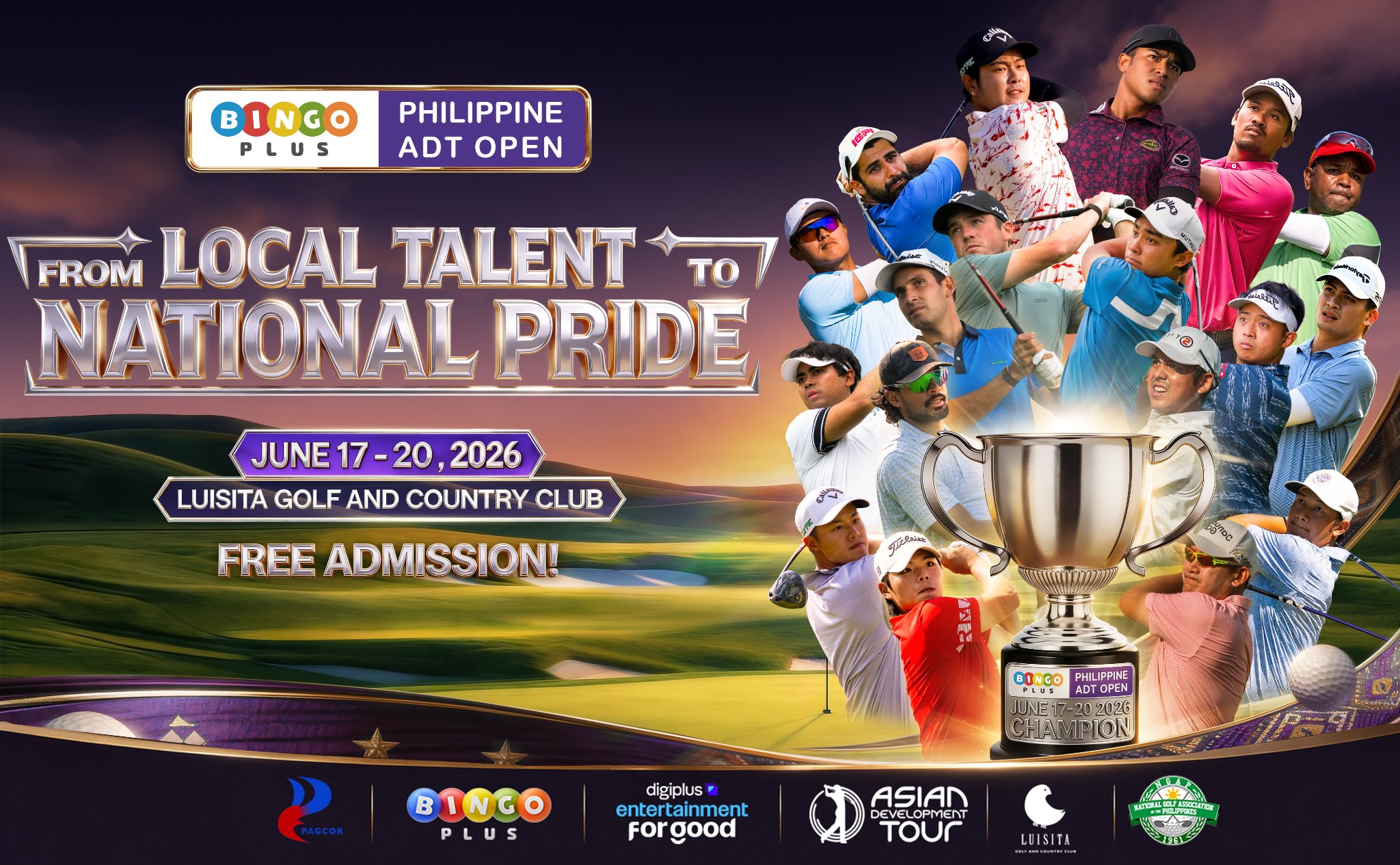BingoPlus backs inaugural Philippine ADT Open in Tarlac