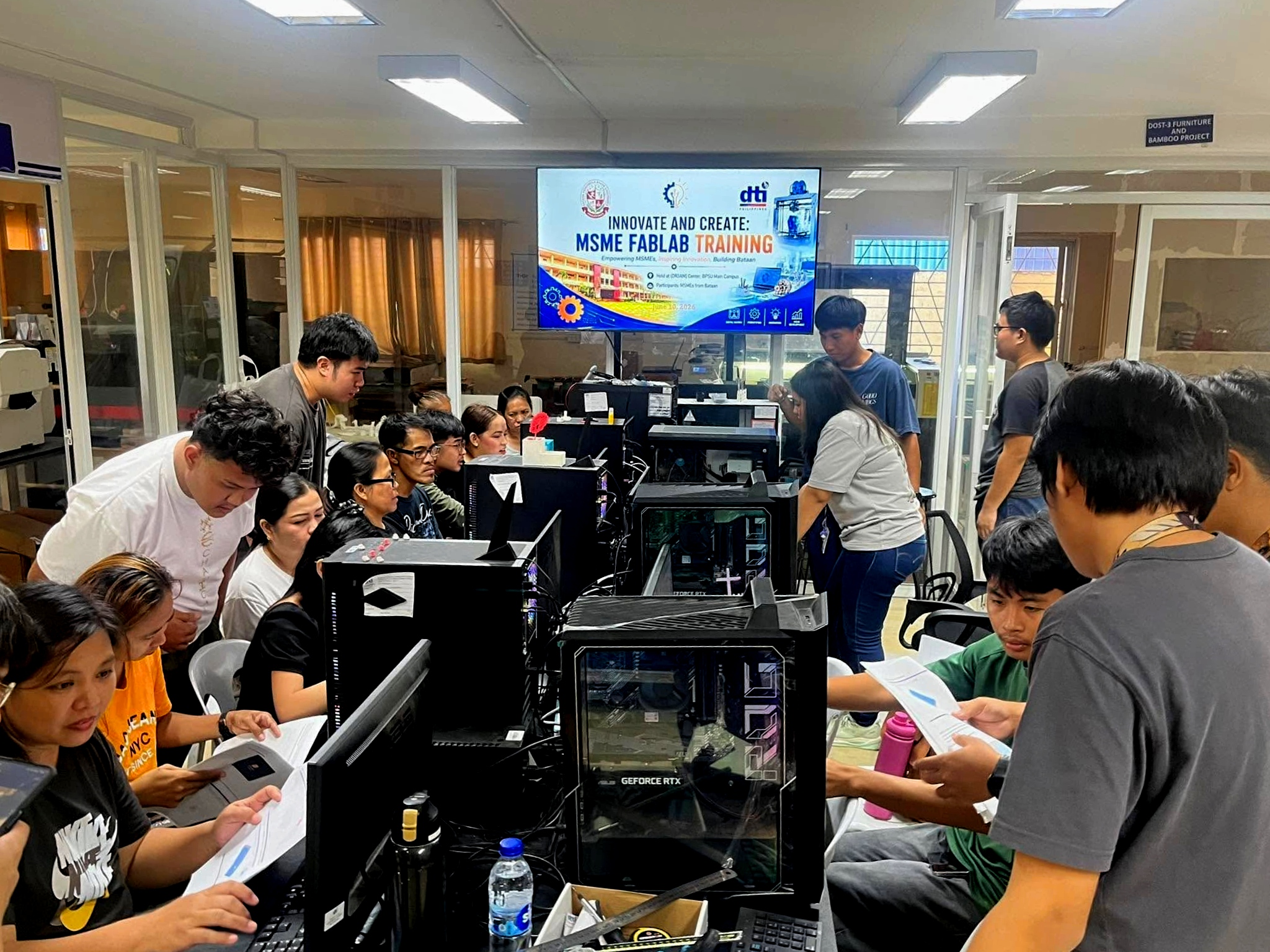DTI, BPSU hold Innovate and Create: FabLab Training in Bataan