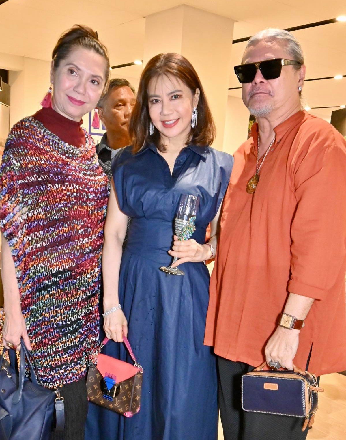 CHRISTINE Carlos, the columnist and Cocoy Cordoba.