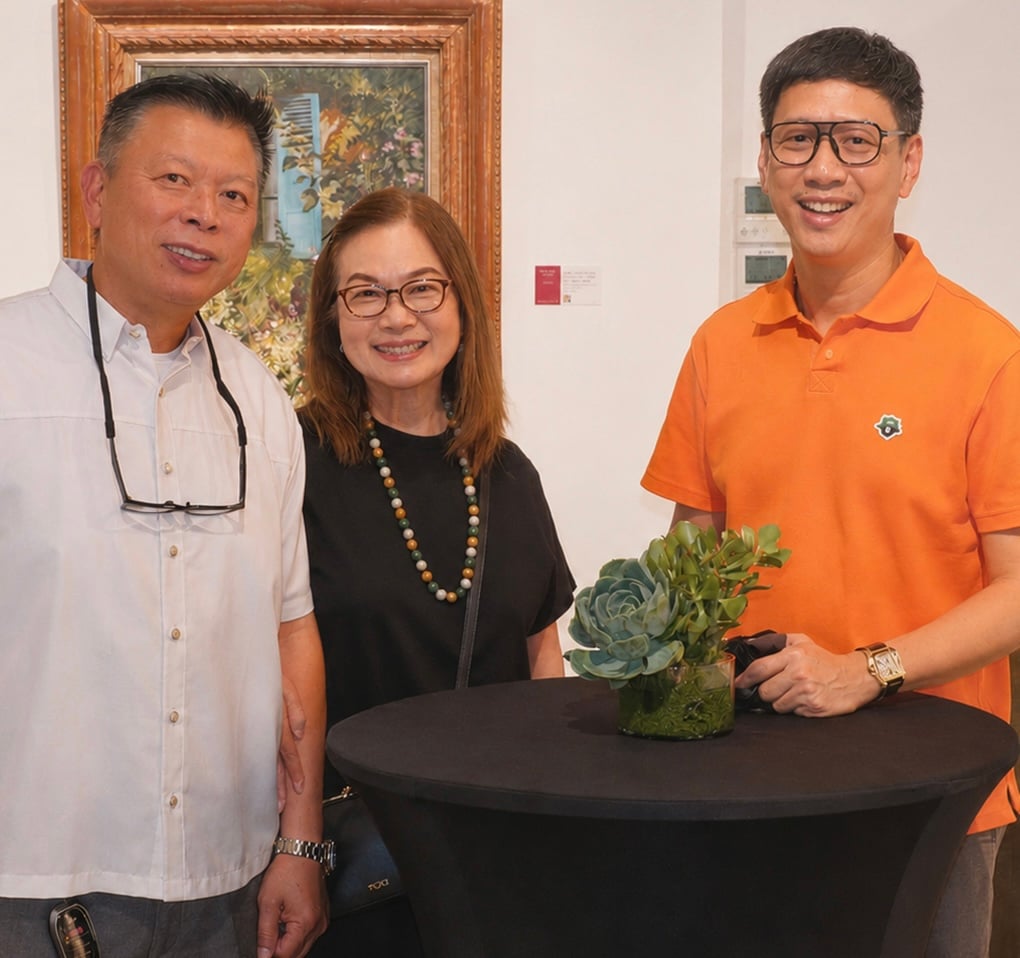 EDDIE Choa, Vicky Choa and Sherwin Tan.