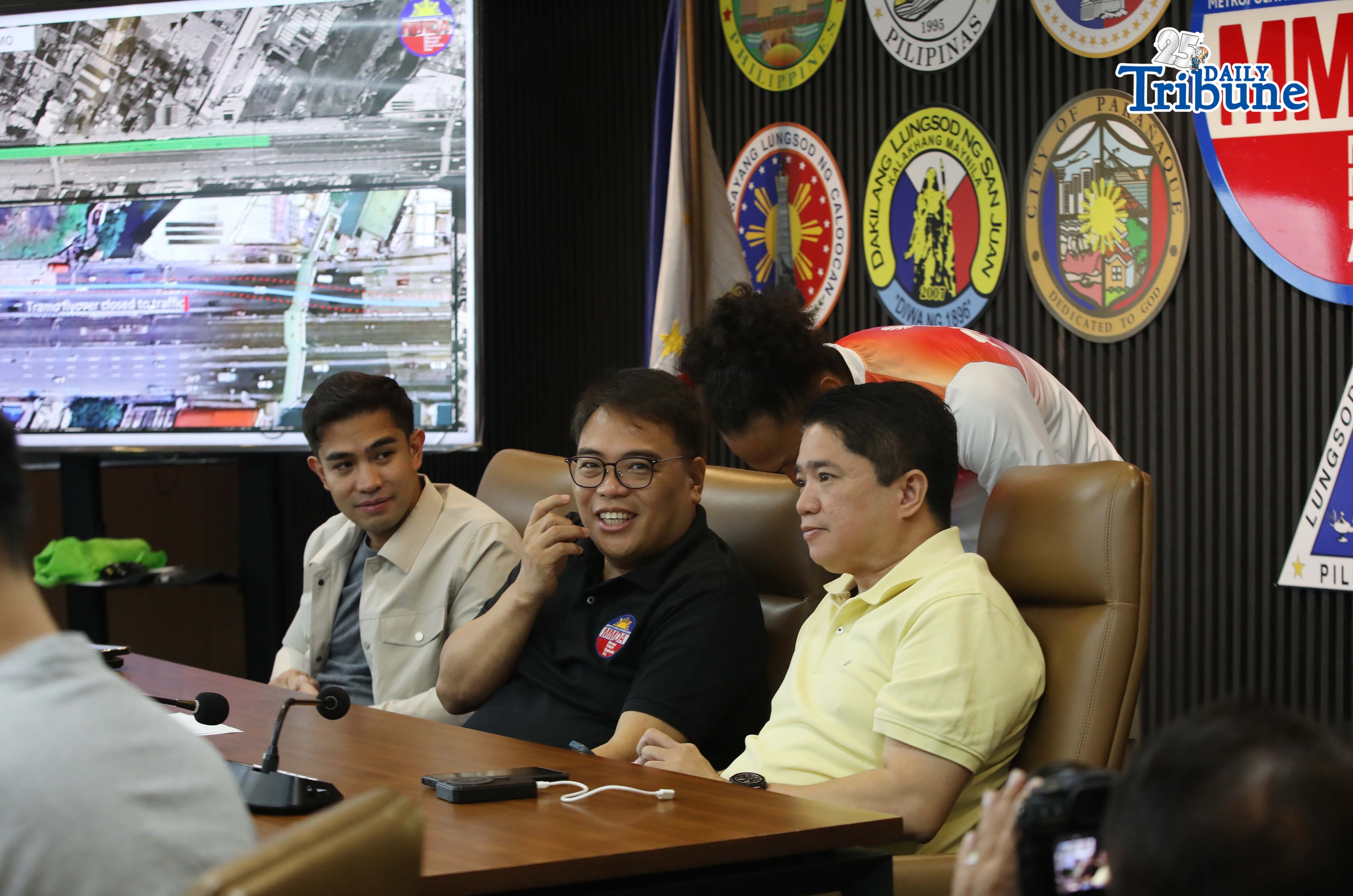 (June 11 2026)  Metropolitan Manila Development Authority (MMDA) Chairman Romando "Don" Artes presides over a  meeting with stakeholders to discuss the final details and traffic management plan for the Runrio Galaxy Manila Marathon on June 12-June 13, at the MMDA headquarters in Pasig City, they show to the media the preparations and the traffic management plan of the event. The marathon, scheduled from midnight until morning, is expected to draw more than 25,000 participants. Photo/Analy Labor