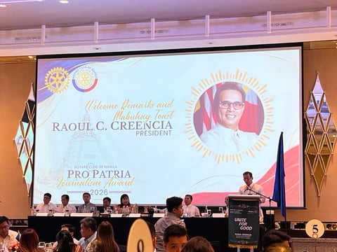 Rotary Club Manila chief: Journalism serves patriotism
