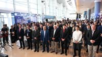 OFFICIALS, executives, honored guests and the crowd gather at the World Trade Center Metro Manila as the 10th Philippine International Motor Show closes its four-day run with 55,544 visitors.