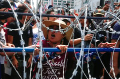 Independence Day protest