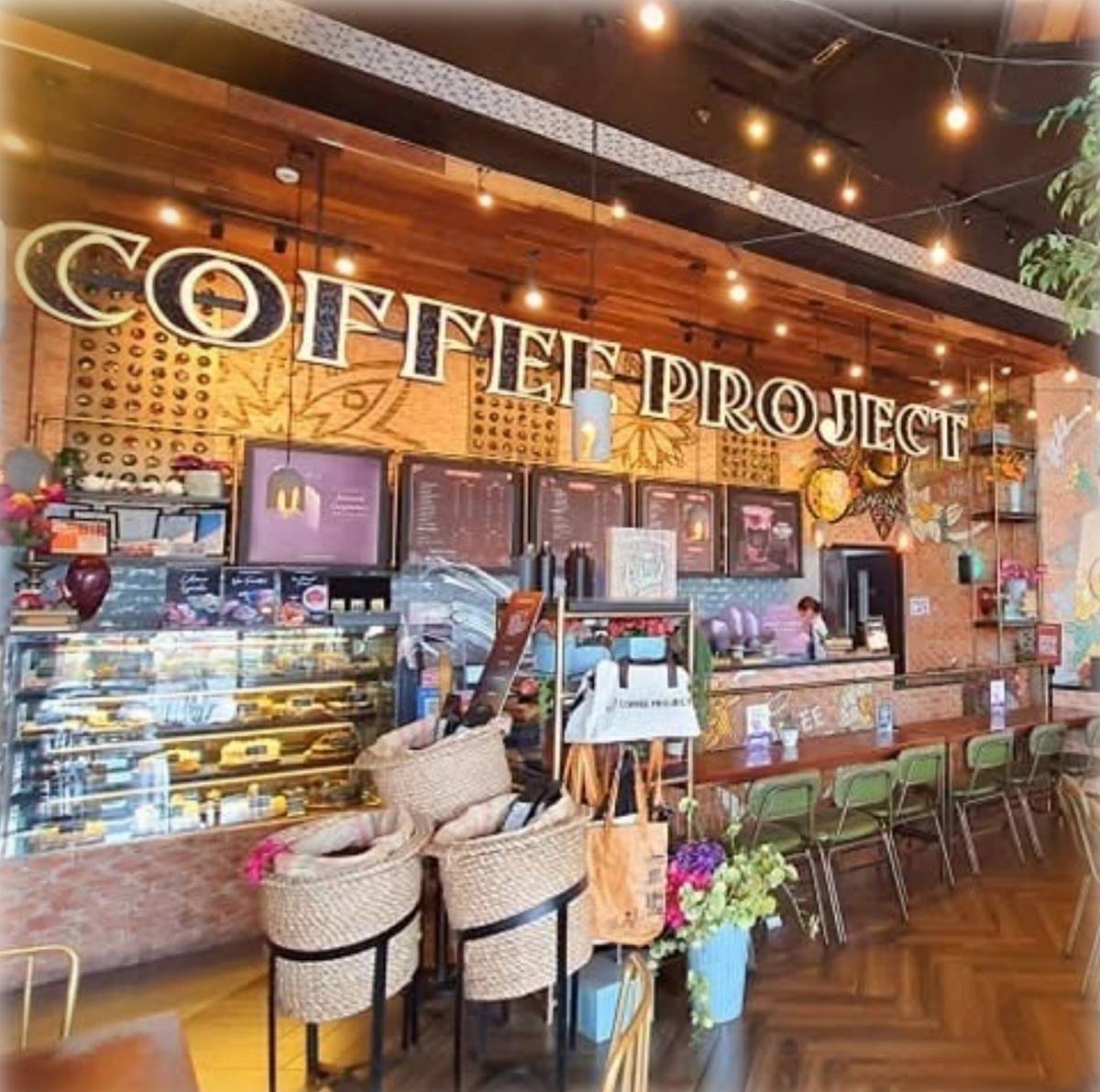 SOMEWHERE between coffee and conversations at coffee Project.