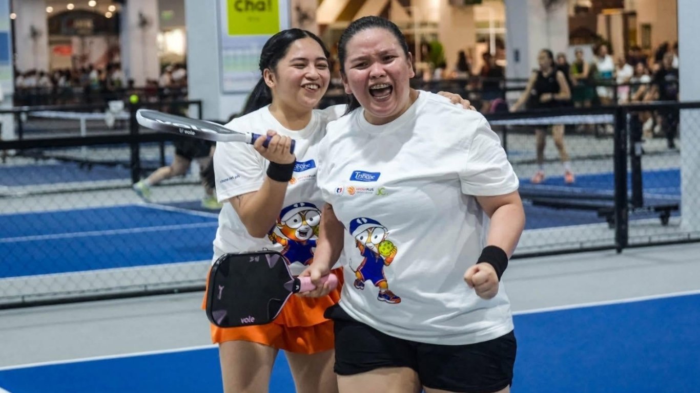 Villarante, Ramos celebrate
‘Dink-dependence’ on high note