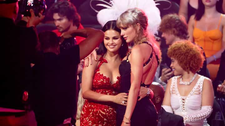 Selena Gomez and Taylor Swift.
