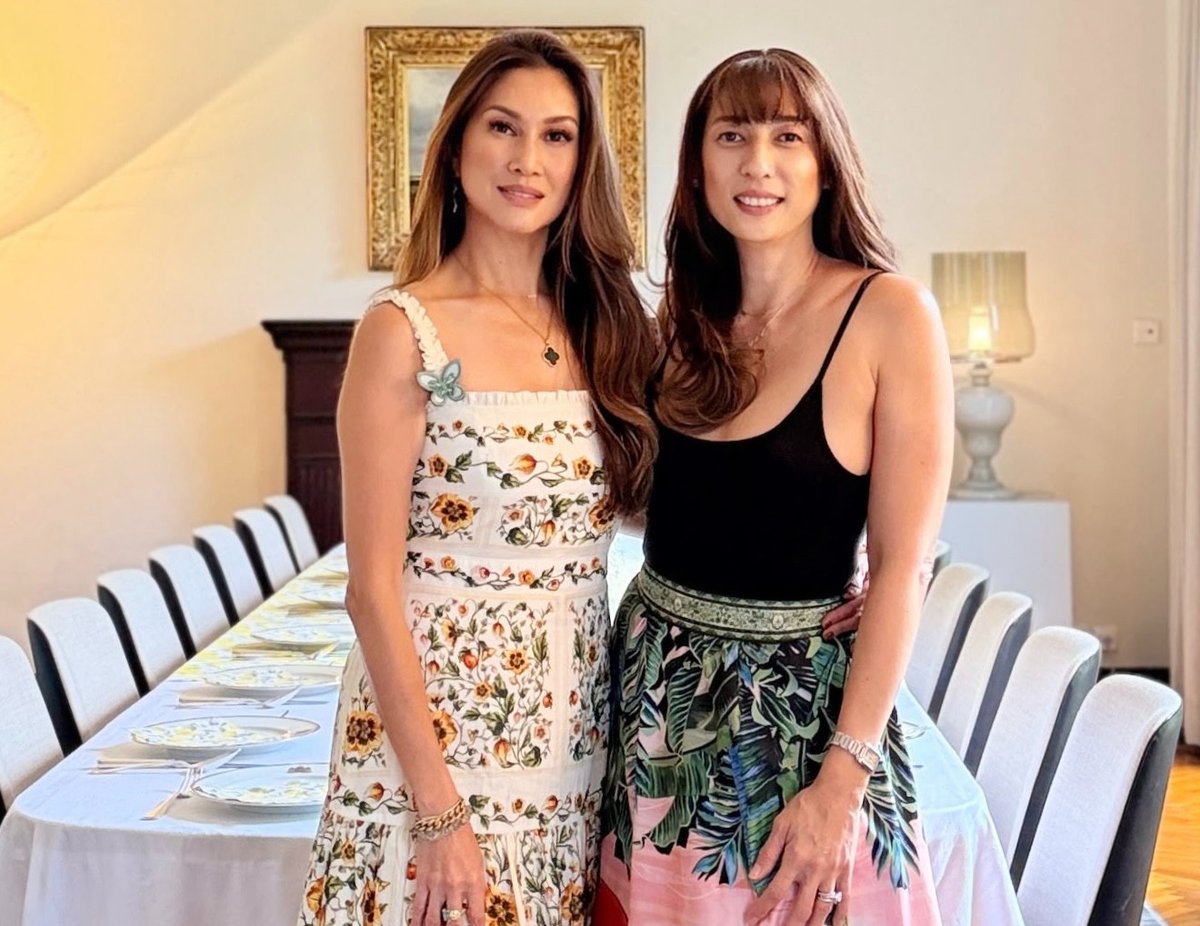 THE Chaless-Wellness and Beauty Spa owner Anna Flores and wife of the Consul General of The Netherlands in Hong Kong Veronica Zulueta ter-Kuile.