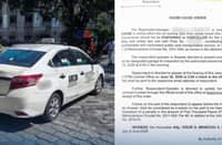 Dirty taxi falls during LTFRB crackdown