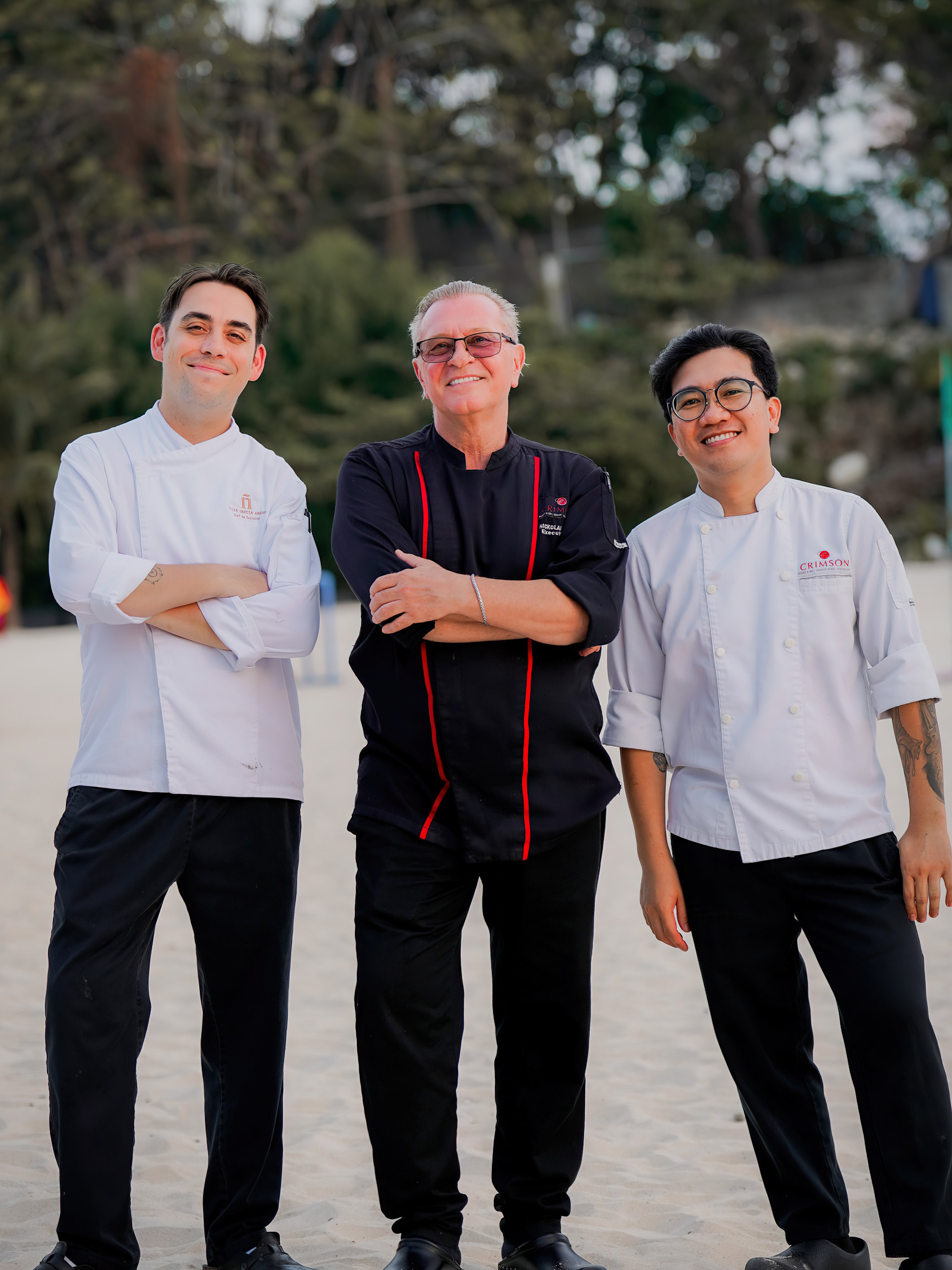 JAVIER Garcia Amador, Nickolai Stoyanov and Philip Arroza.