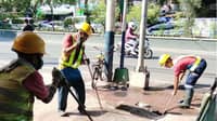 Weekend road repairs underway