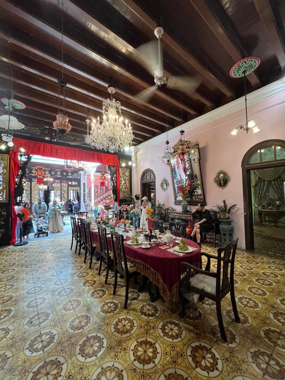 THE dining hall.