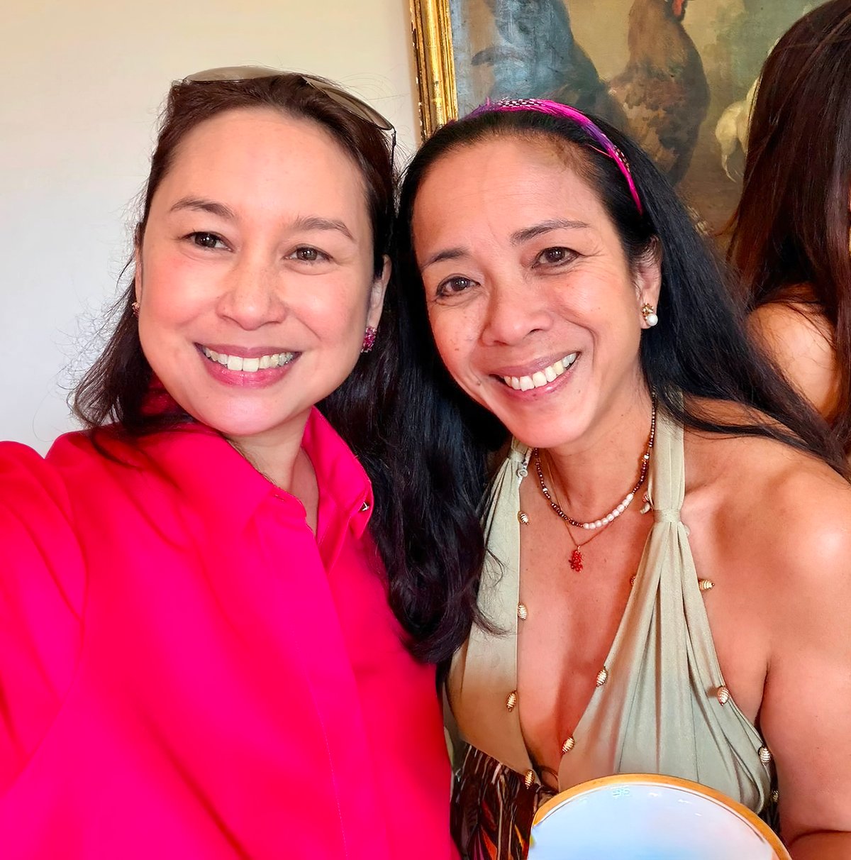 ASIA-SONY Music president Roslyn Reyes Pineda and freelance creative producer Scho Richardson.