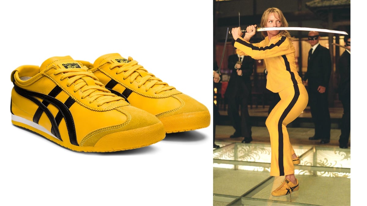 The Mexico 66 is Onitsuka's most iconic and bestselling shoe design. The yellow and navy colorway became a part of film history when Uma Thurman wore a pair in the '90s film "Kill Bill."