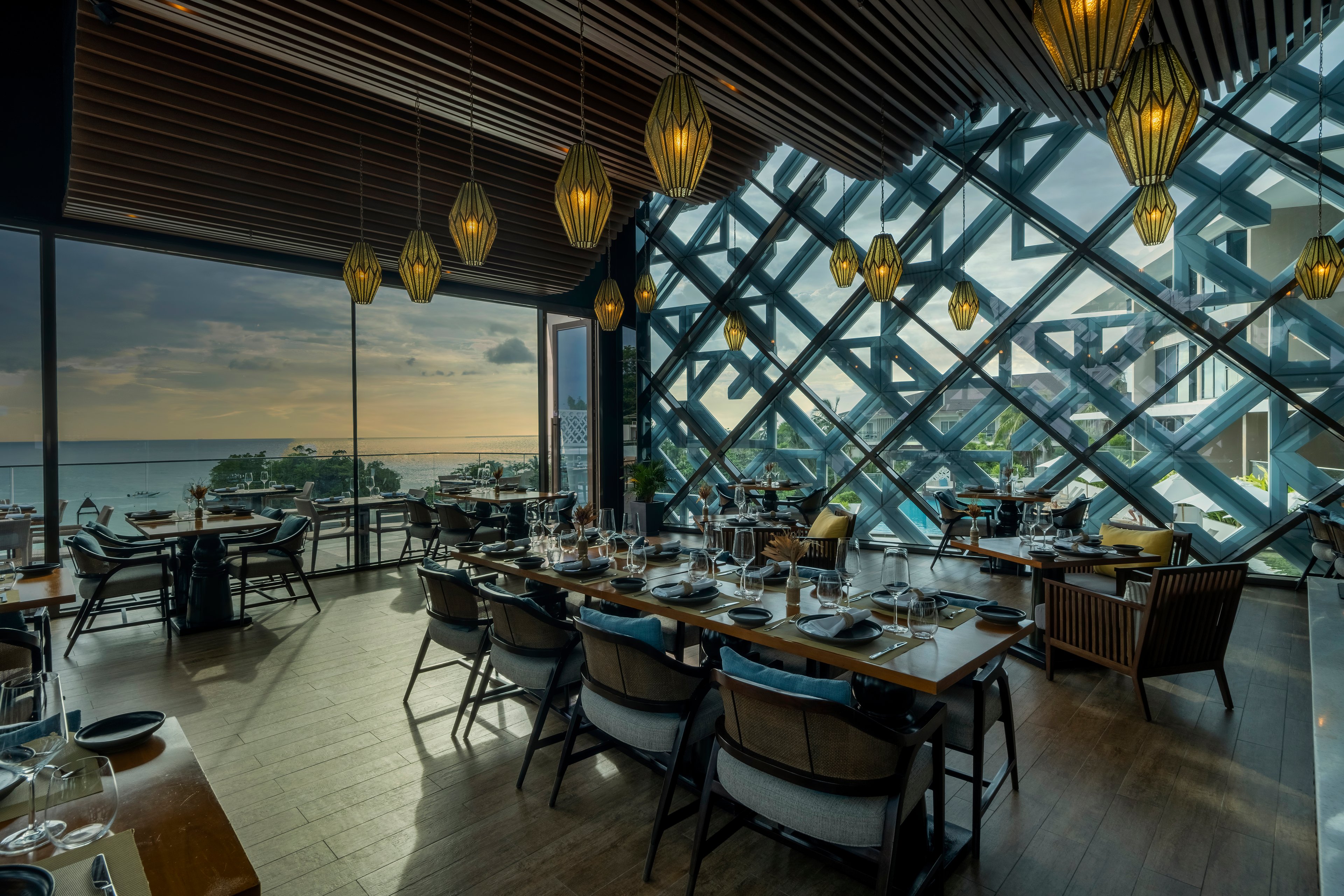 THE spectacular view from Mosaic.