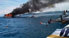 Relief yacht catches tire