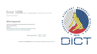 DICT: House website hack under investigation