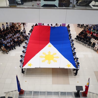 Cabanatuan SM Malls celebrate Independence Day with the vibrant colors of the flag