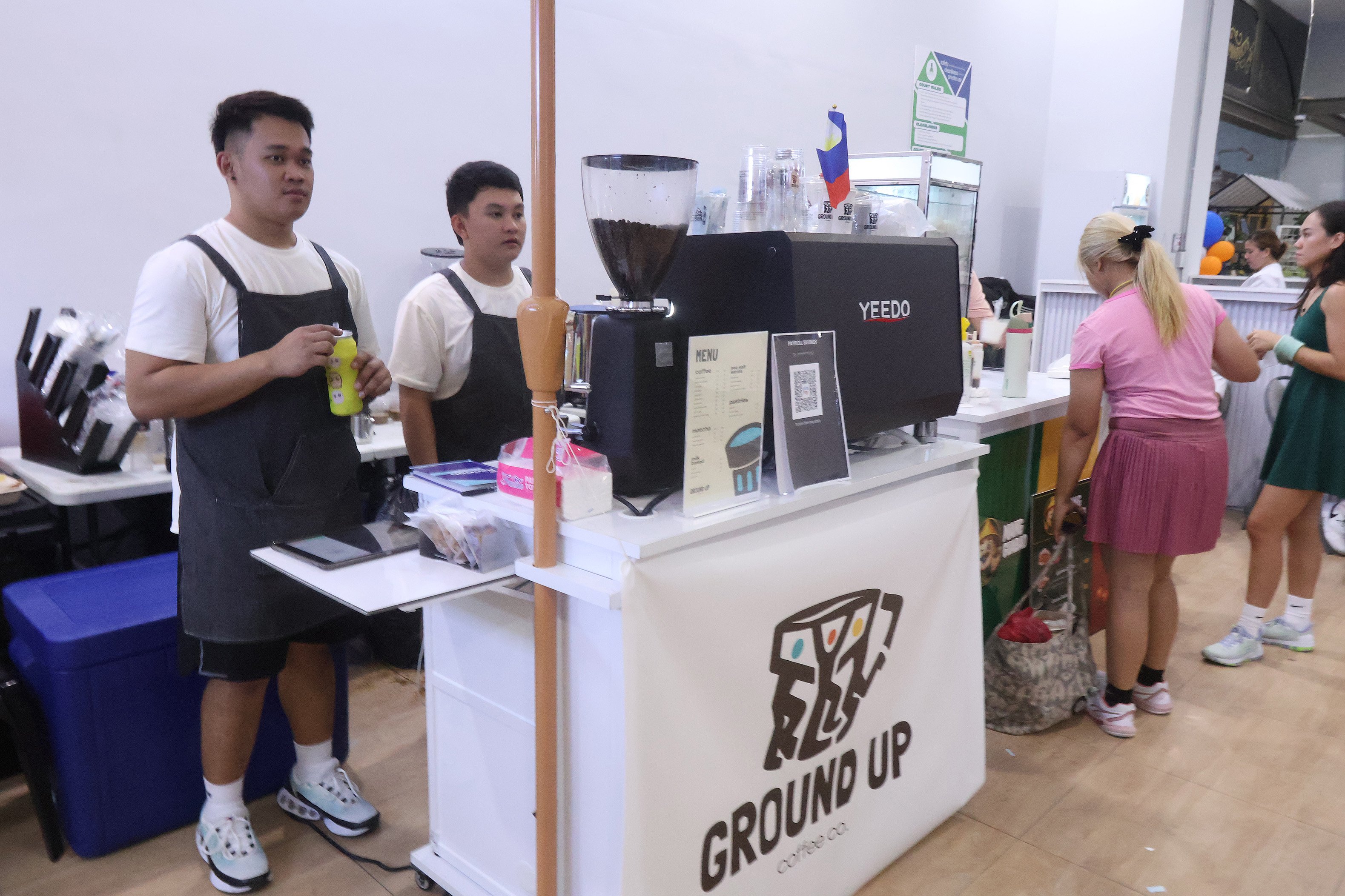 THERE is no shortage of fuel for the picklers with Grounds Up Coffee and various sponsors setting up booths right inside the competition area.