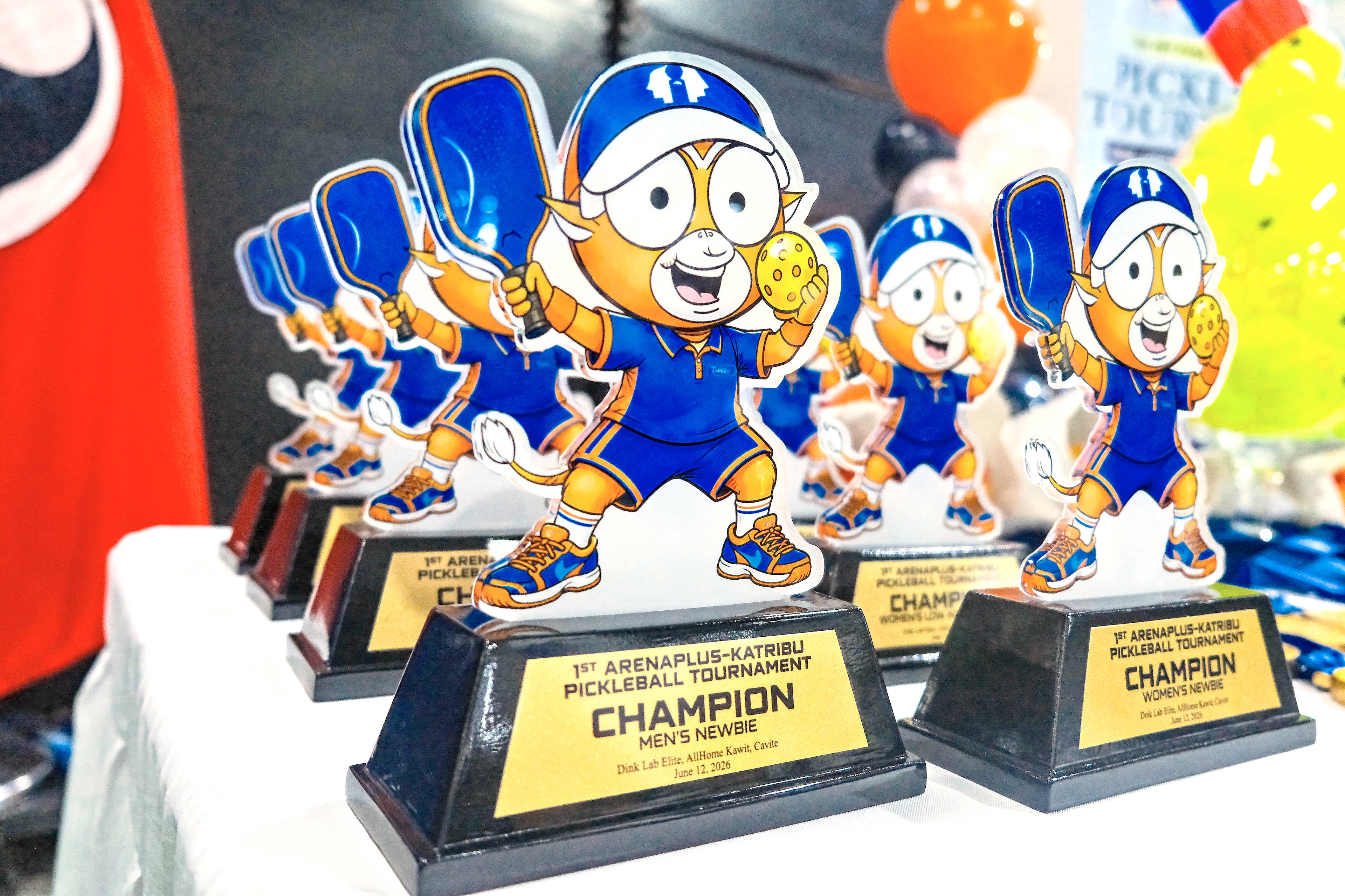 A TOTAL of 268 players showed up to dispute the titles in the beginner, novice, low intermediate, and high intermediate divisions, as well as premium raffle items of this blue-ribbon event playfully dubbed as the ‘Dink-dependence Day Showdown’ for coinciding with the country’s 128th year of freedom from the Spanish regime.