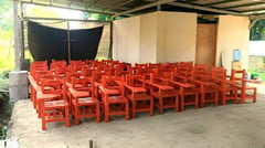 Agri learning site gets chairs from recycled plastic