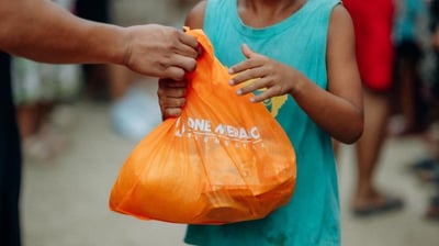 OMF brings quake relief goods to Sarangani village 