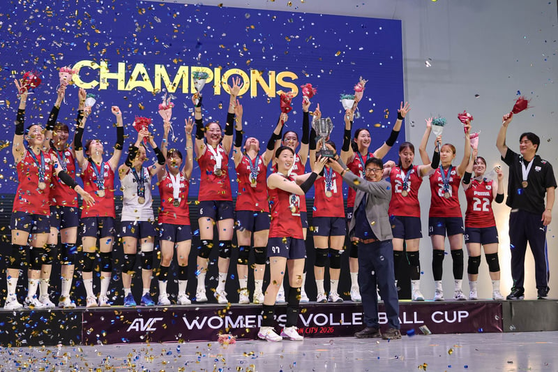 Koreans crowned AVC Cup champions
