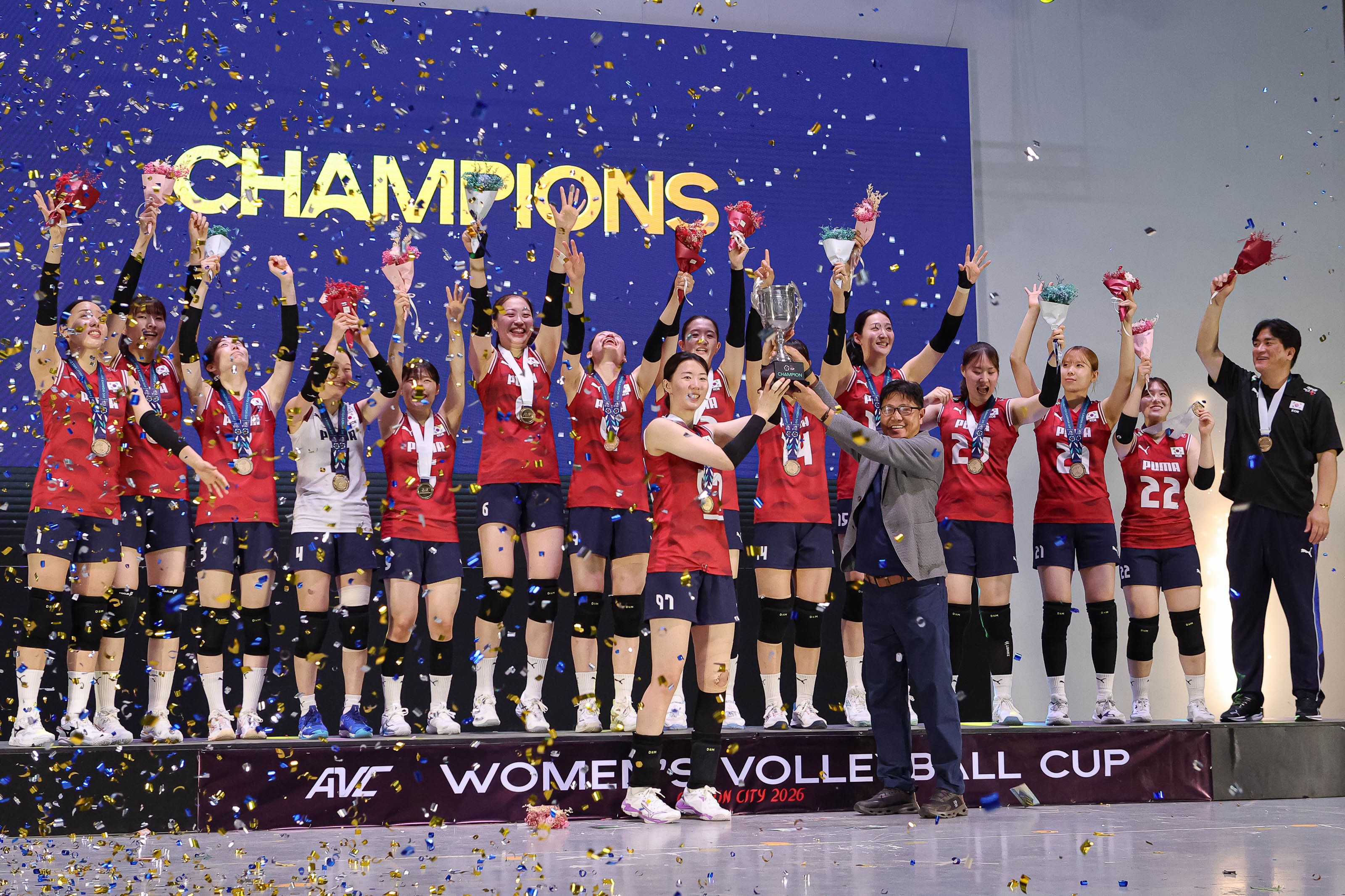 Koreans crowned AVC Cup champions