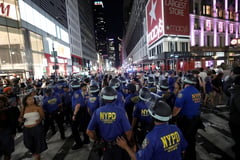 Dozens arrested in New York violence after Knicks win title
