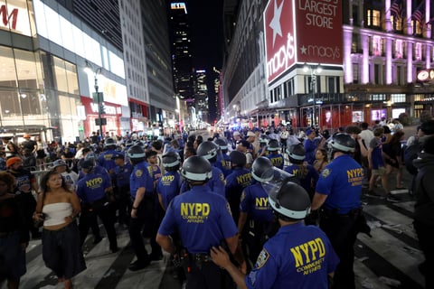 Dozens arrested in New York violence after Knicks win title